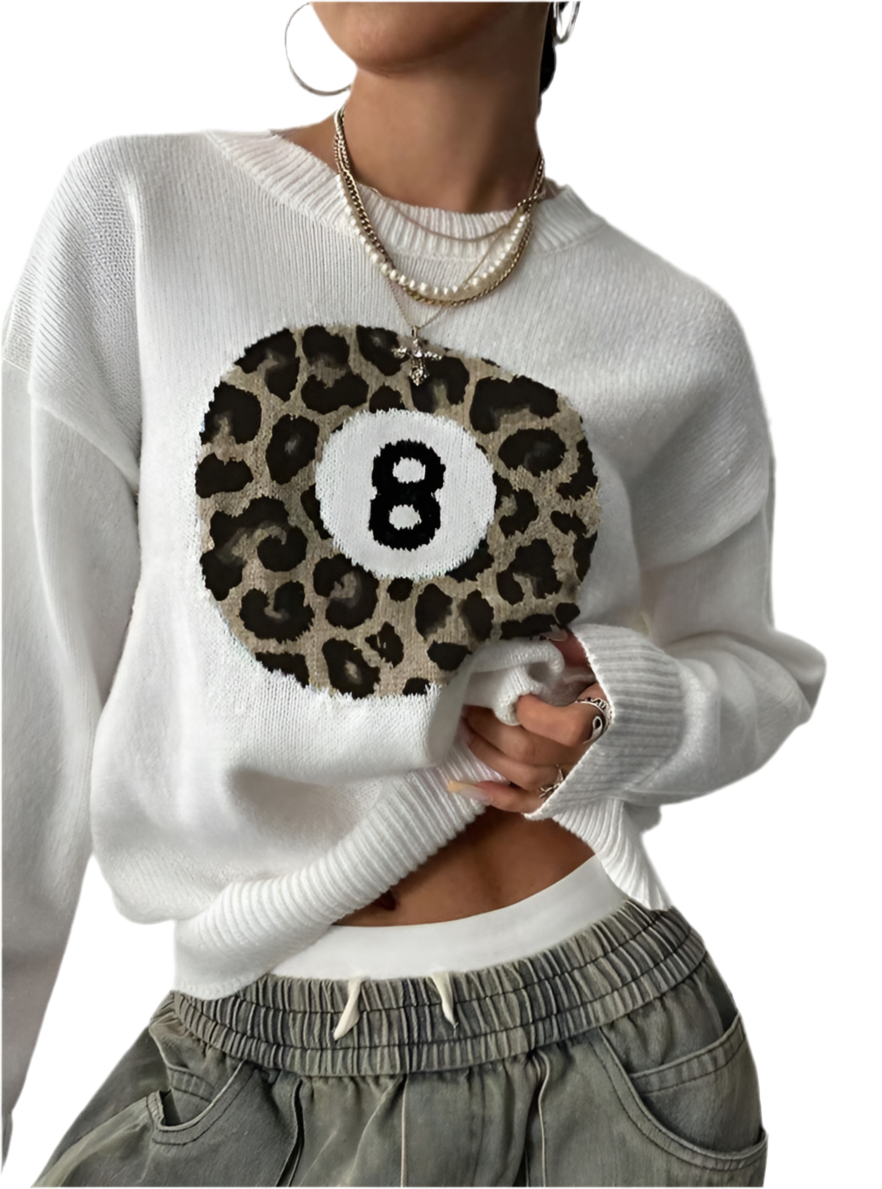 White Billiard sweater