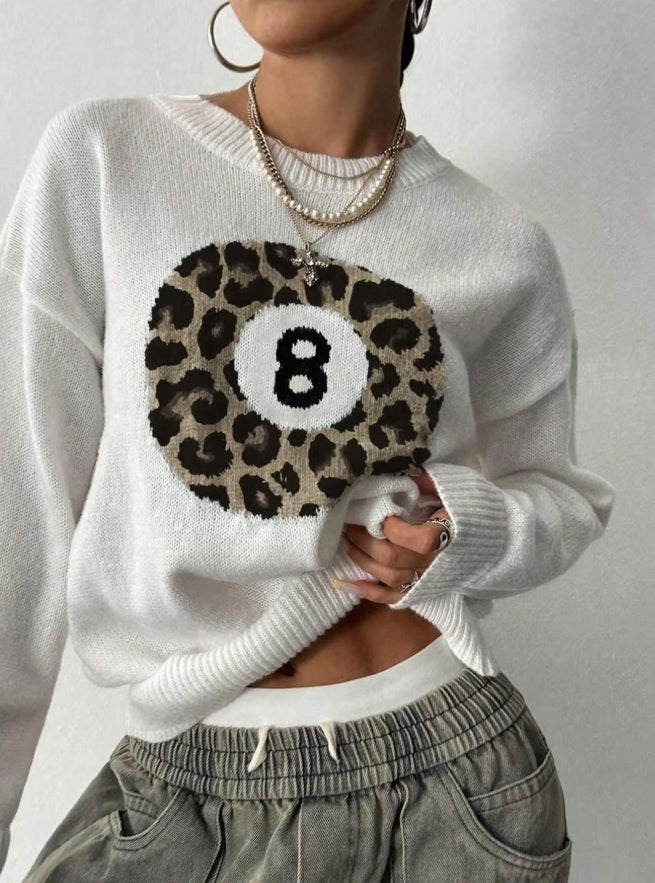 White Billiard sweater