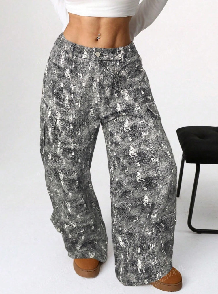 Lodamaitis -  Casual Straight Leg Pants